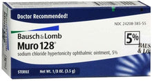 Load image into Gallery viewer, Muro 128 Sterile Ophthalmic5 Percent Ointment,twin Pack - 0.25 Oz Sku 3701117
