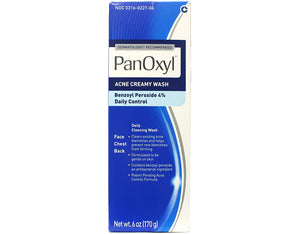 PanOxyl Creamy Acne Wash, 6 oz (3 Pack)